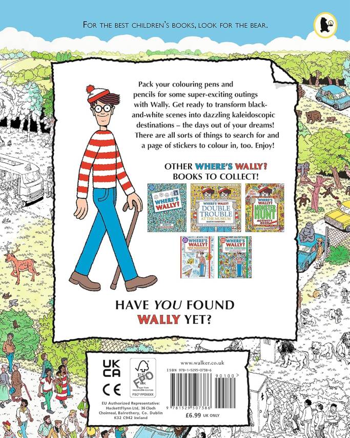 Where's Wally? Days Out: Colouring Book - 2