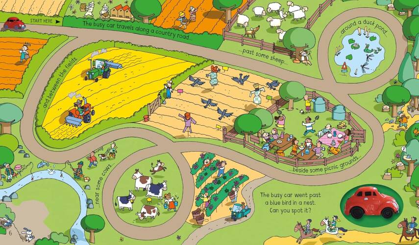 Wind-Up Busy Car - 2