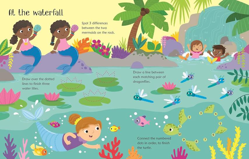 Wipe-Clean Mermaid Activities - 4