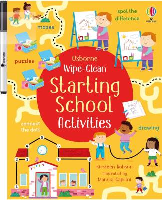 Wipe-Clean Starting School Activities - Usborne
