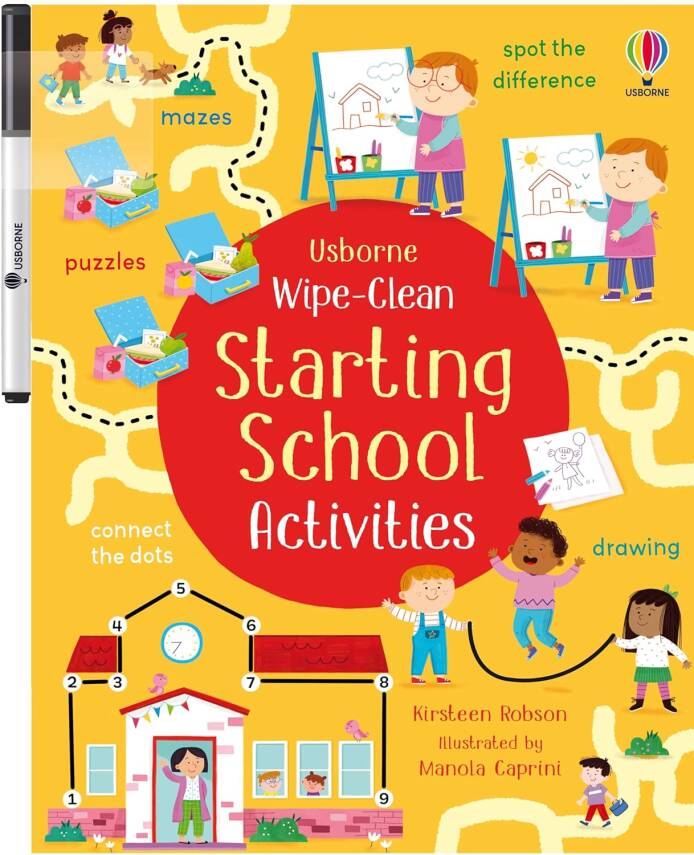 Wipe-Clean Starting School Activities - 1