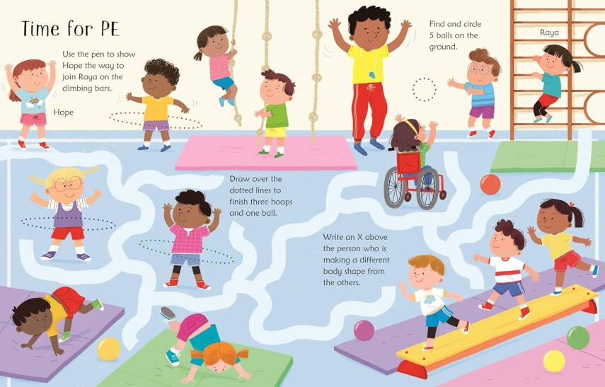 Wipe-Clean Starting School Activities - 3