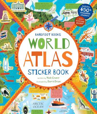 World Atlas Sticker Book - Barefoot Books