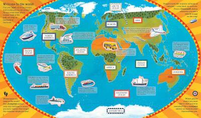 World Atlas Sticker Book - 2