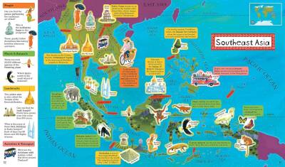 World Atlas Sticker Book - 4